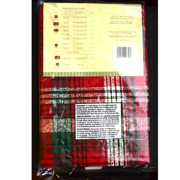Newbridge Everyday Luxuries Vinyl Tablecloth 60 x 102 Oblong New In Package - Picture 2 of 2